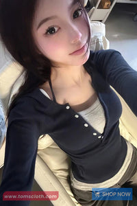 Long Sleeve Two Style Slim Fit Shirt