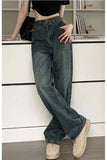 High Waist Classic Blue Long Jeans Pants