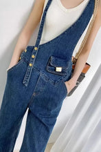 Casual Irregular Style Long Jeans Jumpsuits