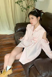 Long Sleeve Elegant Off Shoulder Blouse Shirts