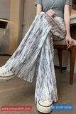 Casual Tie Dye Pattern Long Pants