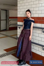 High Waist Vintage A-Line Zipper Plaid Skirts