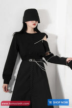 Long Sleeve Side Zipper Cropped Sweatshirt
