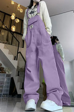 Cute Light Colors Long Denim Jumpsuits