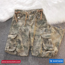 Camouflage Style Cargo Pockets Pants