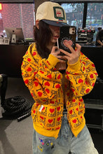 Loose Cute Theme Pattern Retro Jeans Pants