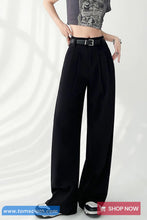 High Waist Casual Long Office Pants With Belt