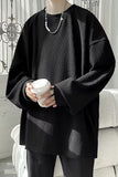 Loose O-Neck Casual Men Sweatshirt
