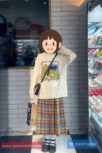 High Waist Colorful Plaid Pleated Skirts
