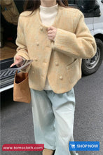 Long Sleeve Simple Elegant Button Coat Jacket