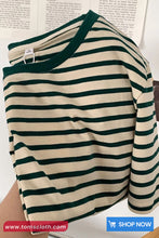 Short Sleeve Retro Casual Striped Shirts