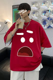 Loose Cute Emoticon Face Shirts