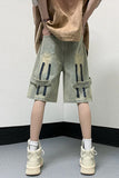 Loose Hip Hop Style Denim Shorts