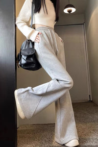 High Waist Thick Flare Sweatpants