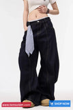 High Waist Classic Black Jeans Pants