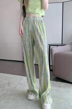 High Waist Vintage Tie Dye Loose Pants