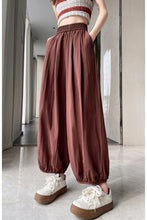 Loose Cotton Linen Lantern Sweatpants