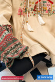 Loose Retro Embroidered Tassel Hoodies