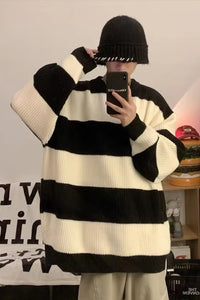 Long Sleeve Round Neck Knitted Sweater