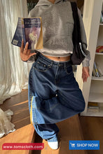Loose Retro 90s Style Women Jeans Pants