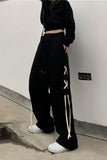 Loose Bandage Side Casual Sweatpants