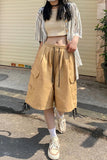 Big Pocket Wide Leg Shorts Pants
