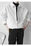 Long Sleeve Floral Pattern Thin Jacket