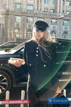 Long Sleeve Vintage Elegant Black Jacket