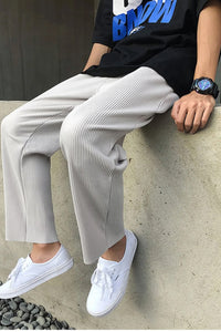 Loose Casual Pleated Style Men Pants