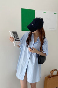 Loose Short Sleeve Casual Blouse Shirts