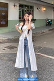 Casual Slash Neck Lace Patchwork Midi Dress
