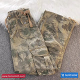 Camouflage Style Cargo Pockets Pants