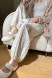 Loose Cotton Linen Lantern Sweatpants