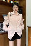 Long Sleeve Elegant Off Shoulder Blouse Shirts