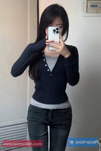 Long Sleeve Two Style Slim Fit Shirt