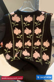 Sleeveless Floral Pattern Vest Sweater