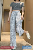 Casual Tie Dye Pattern Long Pants