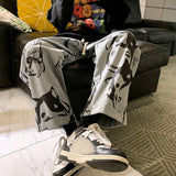 Printed Loose Fit Casual Pants – Urban Streetwear Essential