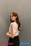 Sleeveless Elegant O-Neck Shirt