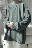 Loose O-Neck Casual Men Sweatshirt
