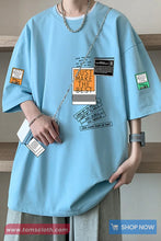 Loose Hip Hop Printed Men Casual Shirts