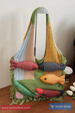 Cute 3D Fish Decoration Tote Hand Bag