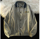 Loose Retro Pattern Casual Corduroy Jacket