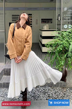 Long Sleeve Turn Down Collar Faux Suede Winter Jacket