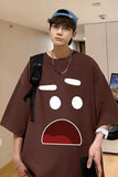 Loose Cute Emoticon Face Shirts