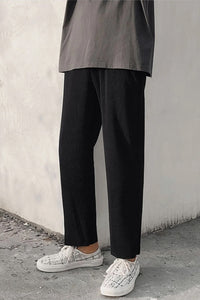 Loose Casual Pleated Style Men Pants