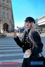 Long Sleeve Vintage Elegant Black Jacket