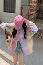 Long Sleeve Colorful Colors Striped Blouse Shirts