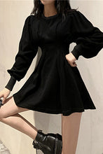 Long Sleeve O-Neck Elegant Dress