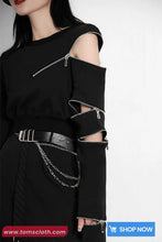 Long Sleeve Side Zipper Cropped Sweatshirt